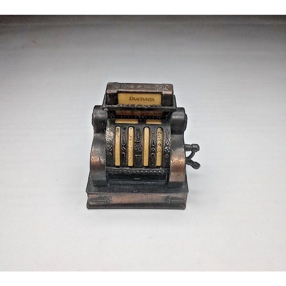 Cash register Durham Industries Dollhouse Miniatures Metal register 1970s #5401